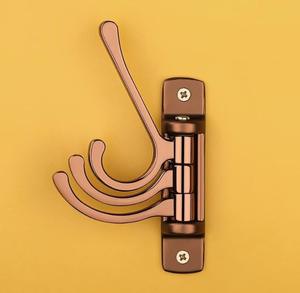 ราวแขวนผ้าเช็ดตัวติดผนังแบบประหยัดพื้นที่ ตะขอคู่โลหะสไตล์มินิมอลทันสมัย - Product Image 4