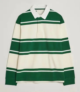 Polo en caoutchouc pour homme, manches courtes, décontracté, vêtements de sport de golf, tissu extensible, respirant, léger, performance, extérieur - Product Image 2