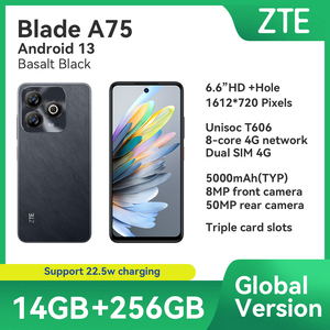 ZTE Blade A75 Smartphone: 6.6 inç 90Hz büyük ekran, 5000mAh uzun pil ömrü, 14GB büyük RAM - Product Image 1