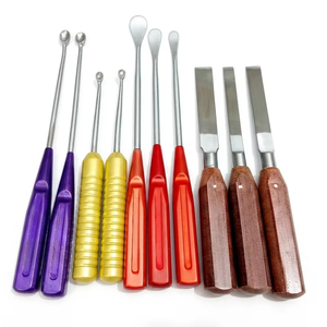 ชุดเครื่องมือผ่าตัดกระดูกสันหลัง SureMed Instruments 10 ชิ้น ประกอบด้วยช้อนโคบบ์และสิ่วเหล็กสแตนเลส ได้รับการรับรองมาตรฐาน ISO13485 - Product Image 1