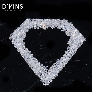 เพชรแล็บโกรว์คุณภาพพรีเมียม D'VINS JEWELS ทรงกลมเจียระไนบริลเลียนท์ สี D จากเมืองสุราษฎร์ สำหรับทำเครื่องประดับ - Product Image 1