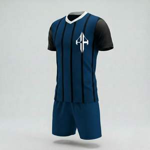 Uniforme de Fútbol Personalizado de Manga Corta y Transpirable con Logotipo Personalizado para Hombre, Servicio OEM de Verano, Calidad Premium por RIVIAN ATLANTIC - Product Image 5