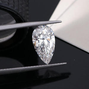 Diamant synthétique blanc en forme de poire cultivé en laboratoire, clarté VS1, CVD, 2,01 carats, couleur D, certifié IGI, diamant HPHT en vrac pour bijoux - Product Image 3