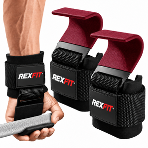Crochets de musculation avec sangles de poignet pour exercices de traction, marque privée, vente en gros, équipement de sport durable pour la gym - Product Image 2