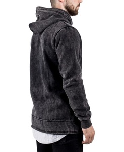 แจ็กเก็ตมีซิปมีฮู้ดใส่ได้ทั้งชายและหญิงเสื้อแจ็กเก็ตแบบมีความเป็นกรดว่างเปล่าเสื้อมีฮู้ดสำหรับผู้ชายผ้าฝ้าย100% ตามสั่ง - Product Image 2