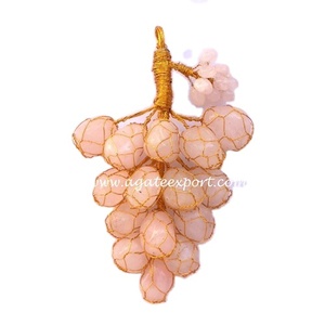 Bouteille d'ange sculptée en résine artisanale améthyste - Décoration d'intérieur en pierres par AgateExport - Product Image 4