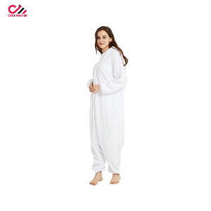 Pijama de Forro Polar Personalizado con Estampado, Cómodo y Elegante, para Mujer, Talla Grande, con Logotipo Frontal, Ropa de Dormir de Alta Calidad - Product Image 4