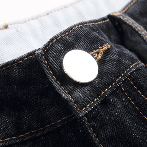 กางเกงยีนส์ขาสั้นผู้ชายดีไซน์ล่าสุด เอวสูง สไตล์สตรีทแวร์ ระบายอากาศได้ดี น้ำหนักเบา คุณภาพขายส่ง ดีไซน์โดดเด่น คุณภาพสูง - Product Image 3