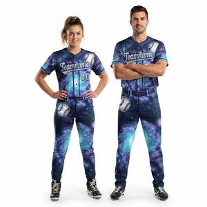 Maillot de baseball personnalisé de haute qualité en polyester pour hommes, uniforme de sport pour adultes, prix abordable - Product Image 2