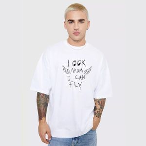 Men's Graphic Digital Print Cotton T-shirt Short Sleeves Hip Hop Fashion <b>Tshirts</b> Loose Drop Shoulder Casual <b>Tshirts</b> For Men - Product Image 2