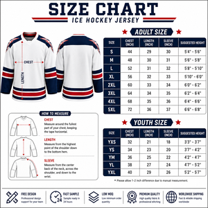 Custom Youth Ice Hockey Jersey Kids Club Team Uniform Personalized Name Number Sublimated Junior Hockey Teamwear OEM Wholesale - Product Image 5