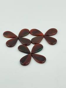Gemas IBRAHIM de Alta Calidad, Ónix Rojo Creado en Laboratorio, Forma de Pera Larga, Venta al por Mayor, Accesorios para Fabricación de Joyería DIY, Conjuntos Naturales - Product Image 3