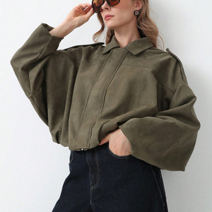 Chaqueta Bomber de Camuflaje Moderna para Mujer, Personalizada, con Cierre de Cremallera de Acabado Liso, Impermeable, Transpirable, Mangas Gruesas Desmontables, Bordado - Product Image 6