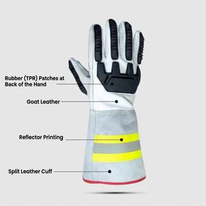 Gants de travail en cuir Vanrex Industries, gants de soudure - Product Image 4