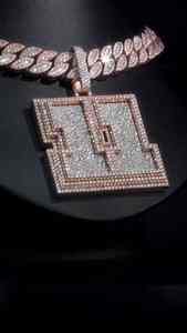 Collar Personalizado con Número 11, Incrustado con Diamantes Moissanite, Chapado en Oro, Plata de Ley 925, Estilo Hip Hop, para Hombre y Mujer - Product Image 2