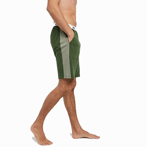 Conjunto de Dos Piezas de Camisa y Pantalones Cortos Deportivos para Hombre, Diseño Personalizado, Casual, para el Hogar o Vacaciones, Color Sólido, Tejido Waffle Transpirable, Corte Holgado - Product Image 6