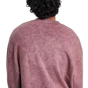 Sudadera con efecto lavado ácido para hombre, estilo moderno, de fábrica, en oferta, para venta en línea, hecha en Pakistán - Product Image 5