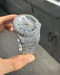 Reloj de Cuarzo con Brillantina, Esfera Cuadrada, Correa de Pulsera, Visualización de Fecha, Estilo de Joyería de Moda - Product Image 2