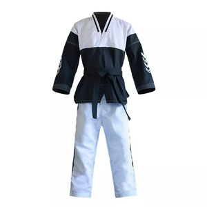 Uniforme de Taekwondo Tradicional de Alta Calidad para Hombre Adulto, 45% Algodón y 55% Poliéster, Tejido de Secado Rápido y Transpirable, Personalizado para Estudiantes - Product Image 5