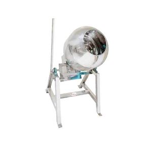Mélangeur manuel en acier inoxydable pour le revêtement de dragées, tambour de mélange pour la boulangerie et la transformation alimentaire - Product Image 1