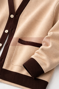 Men Premium Knitted <b>Cardigan</b> <b>Sweater</b> Soft Cotton Blend Button Front Casual Winter Layering Wear Comfortable Warm Clothing - Product Image 5