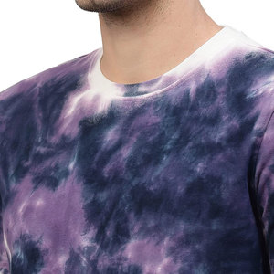 Ensemble T-shirt et short tie-dye personnalisé pour homme, OEM ODM, tenue décontractée d'été, ensemble deux pièces, fabricant en gros - Product Image 5