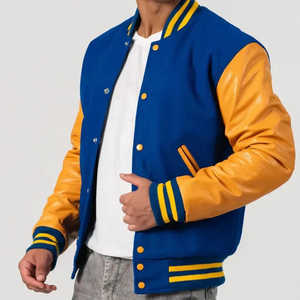 Chaqueta casual de invierno para hombre OEM con logotipo personalizado, chaqueta varsity de manga larga de alta calidad para jóvenes, a la venta en línea. - Product Image 4