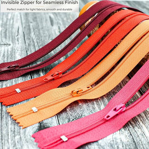 Fermetures éclair de séparation pour vestes, manteaux, combinaisons de sport, en nylon robuste, à double curseur, continues, en vrac, pour vêtements et chaussures - Product Image 1