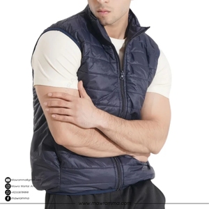 Chaleco Acolchado Personalizado con Logotipo para Hombre, Chaqueta sin Mangas de Invierno de Alta Calidad, Abrigo Acolchado Unisex para Exteriores, Venta al Por Mayor OEM - Product Image 2