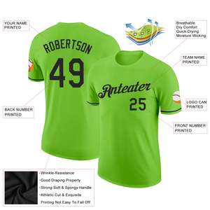 Maillot de baseball sublimé au design le plus récent, logo personnalisé, t-shirt d'équipe, nom et numéro personnalisés, polyester, fabricant OEM, fournisseur - Product Image 2