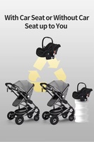 Poussette Bébé Nouveau Style OEM à Prix Bas, Produits de Haute Qualité, Poussette 3 en 1 pour Deux Bébés, Utilisation Extérieure