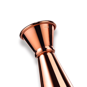 New Arrival Copper Jigger Glass Top Price Handmade Cocktail <b>Measuring</b> Glass Copper Plated Jigger Glass - Product Image 4