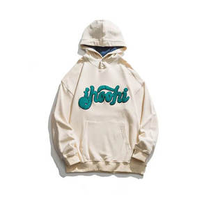 Manufacturer Custom 3D Puff Print Hoodie Women Oversized Heavyweight 500GSM Acid Wash Fleece Pullover Streetwear Sweatshirt - Product Image 1