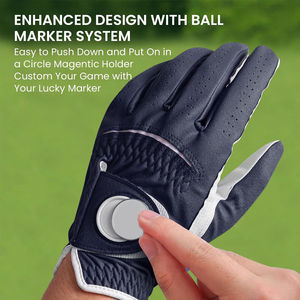Guantes de golf para hombre diseñados para jugar en todo tipo de clima, que ofrecen un agarre seguro, comodidad transpirable y un control suave del swing. - Product Image 6