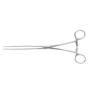 Pinza Intestinal Kocher de Acero Inoxidable, Manual, con Dientes Longitudinales, Instrumento Quirúrgico, Diseño Recto, Surgiright - Product Image 3