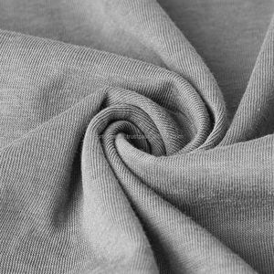 Camiseta Oversize de Lujo para Hombre, Tejido Grueso, Mezcla de Algodón (40% Algodón, 40% Bambú, 20% Poliéster), Cuello Satinado, Corte Cuadrado Holgado - Product Image 4