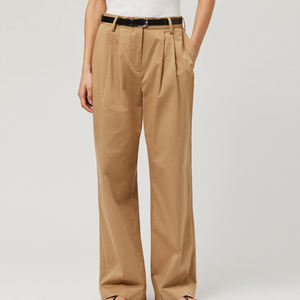 Pantalones Anchos de Cintura Alta para Mujer, Talla Grande, con Logotipo Personalizado, Ligeros, de Tela Elástica, Transpirables, Casuales y a la Moda, al por Mayor - Product Image 2