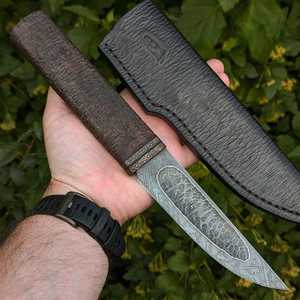 Cuchillo Yakut hecho a mano, cuchillo forjado para caza y pesca - Product Image 1