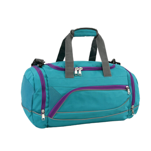 Sac de sport et de voyage en nylon imperméable RAHRAJ ENTERPRISES avec compartiment à chaussures, logo personnalisé, unisexe, capacité 30-40L, sangle réglable - Product Image 2