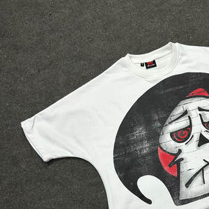 T-shirt en coton 230 g/m² pour homme, avec motifs graphiques de créateur, coupe oversize, style streetwear, coupe carrée, poids lourd, pour fabricants - Product Image 3