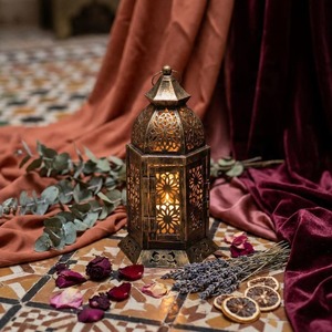 Pure Radiance Handmade Lantern <b>Moroccan</b> Style <b>Decorative</b> Candle Holder Outdoor Indoor Home <b>Decoration</b> - Product Image 4