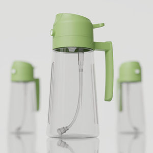 Green Glass <b>Oil</b> <b>Spray</b> <b>Bottle</b> Kitchen Cooking Dispenser <b>Oil</b> <b>Spray</b> <b>Bottle</b> Kitchen Cooking Dispenser with Handle and Pump kitchen - Product Image 5