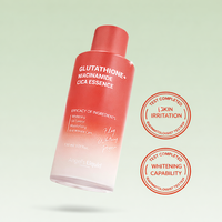 Coffret Coréen Éclaircissant au Glutathion et Cica : Niacinamide, Peau Éclatante, Hydratant, Réparateur Anti-Âge, Effet Peau de Verre