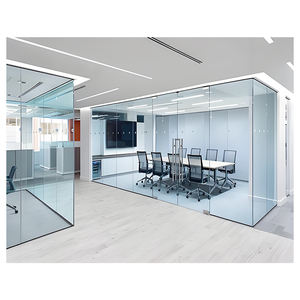 <span class=keywords><strong>Bureau</strong></span> vitré simple clair divisant la <span class=keywords><strong>cloison</strong></span> de <span class=keywords><strong>séparation</strong></span> en verre sans cadre en verre de mur intérieur pour le <span class=keywords><strong>bureau</strong></span> commercial - Product Image 6