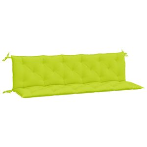 Cuscini e cuscini per esterni in tessuto Oxford 70.9 verde brillante "x(19.7" + 19.7 ")x2.8" - Product Image 5