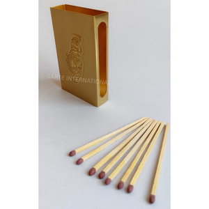 Fournisseur Direct Usine – Étui de Luxe Moderne en Laiton pour Allumettes, Haute Qualité, Sécurisé, Logo Personnalisé Gravé, Écologique, Allumage Facile - Product Image 5