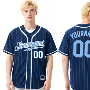 Camisetas de Béisbol/Sóftbol Personalizadas Bordadas para Equipos Unisex, 100% Poliéster de Secado Rápido, Cuello en V, Manga Corta, Talla Grande - Product Image 2