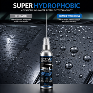 CCCV2 Quick Detailer <b>Spray</b> Coating with 9H Hardness SiO2 Car Wax Formula 250ml for Commercial Detailing Operations OEM ODM - Product Image 5