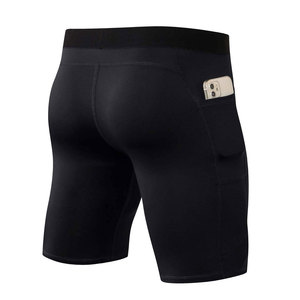 Custom Logo <b>Compression</b> <b>Men</b> <b>Shorts</b> Plus Size Athletic Sports Workout Running <b>Men</b> Gym <b>Compression</b> <b>Shorts</b> - Product Image 5