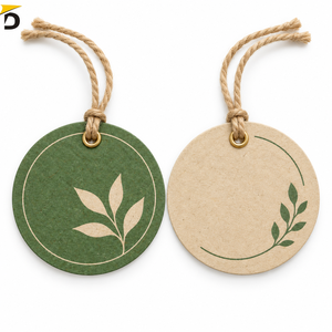 Etiquetas personalizadas para ropa con papel premium, impresión atractiva y diseño elegante para la marca y el empaque de prendas. - Product Image 1